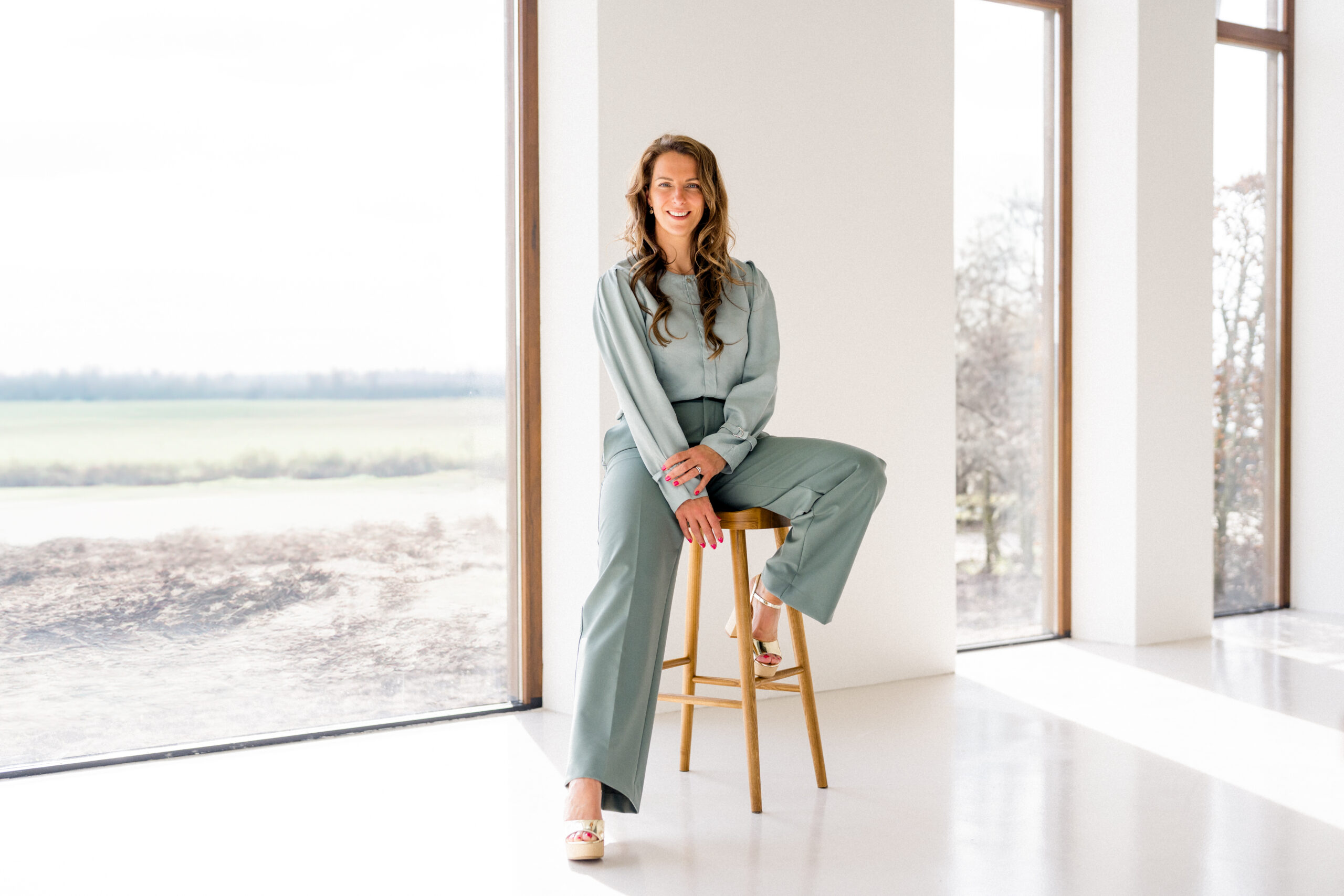 Marjolein van Kuijk tijdens een coachsessie